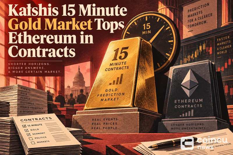 Kalshi's 15-Minute Gold Market Tops Ethereum in Contracts