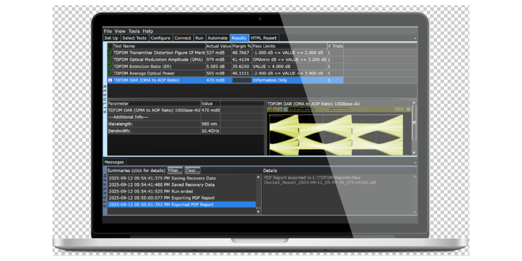 Keysight Introduces Optical Automotive Ethernet Transmitter Test Solution for nGBASE-AU Standard