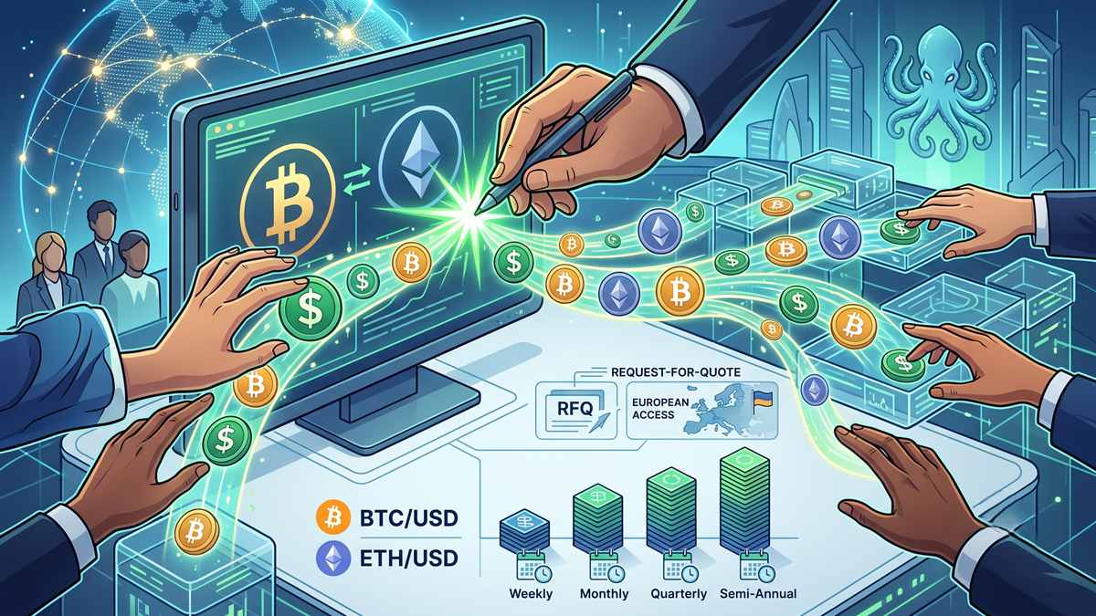 Kraken expands crypto options access with linear USD‑settled BTC and ETH