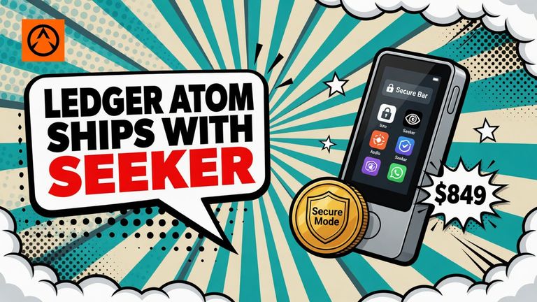 Ledger Atom: $849 Device With Solana's Seeker App Inside