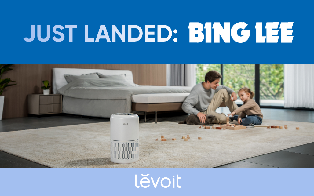 Levoit Launches on Bing Lee as Australian Families Settle Into the July School Holiday Season