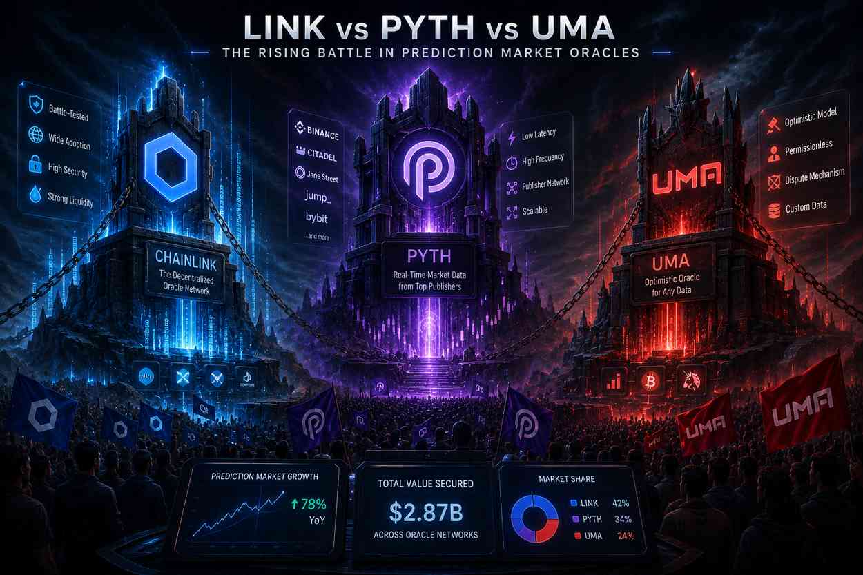 LINK vs PYTH vs UMA: The Rising Battle in Prediction Market Oracles
