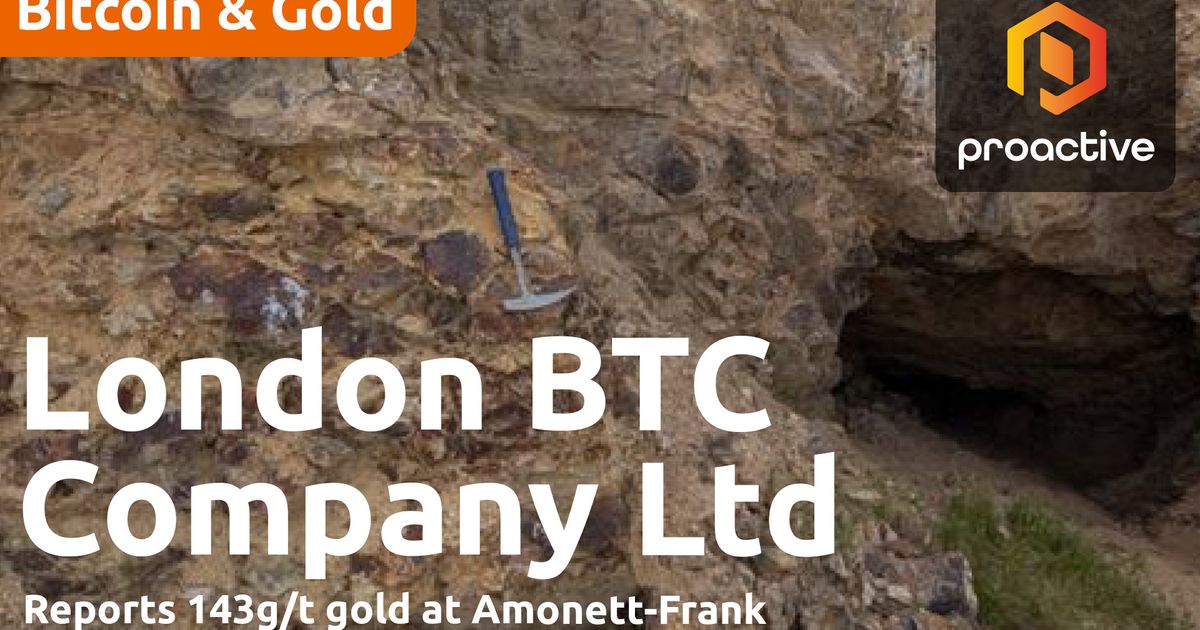 London BTC CEO on hitting 143 g/t gold at Amonett-Frank, highest grade yet in US portfolio