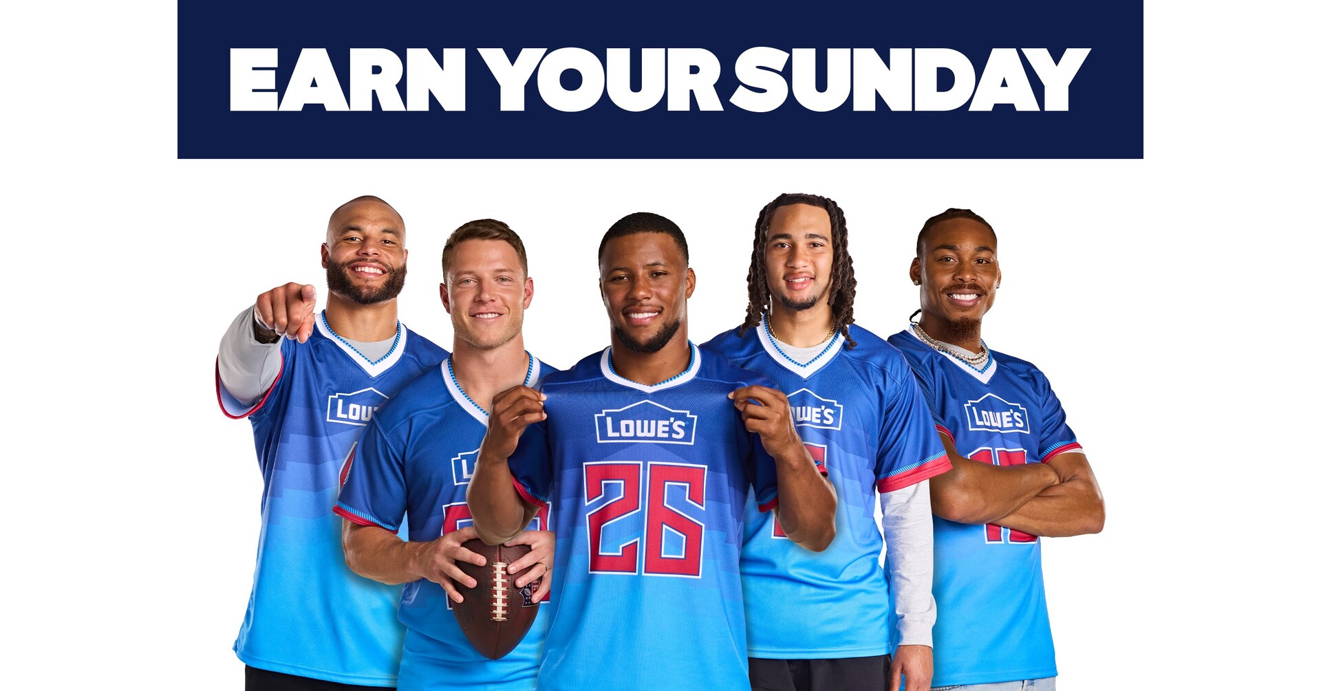Lowe's Teams Up with NFL Superstars to Launch 'Earn Your Sunday,' Encouraging Fans to Get Projects Done Before Game Day