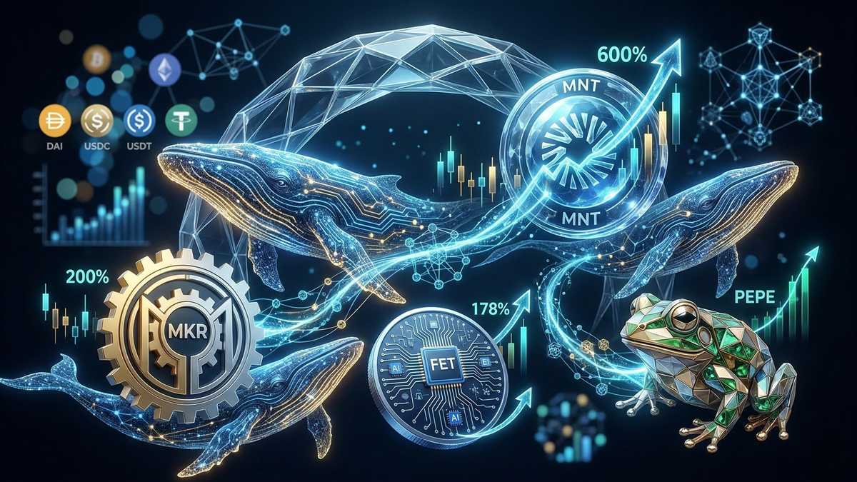 Zdjęcie artykułu dla Mantle przewodzi wzrostowi liczby transakcji wielorybów w tym tygodniu, pokazują dane Santiment