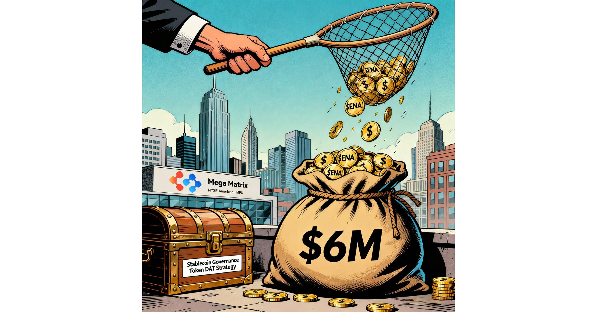 Mega Matrix Inc. Announces Accumulated $6 million ENA tokens Purchase, Reinforcing its Stablecoin Governance Tokens DAT Strategy
