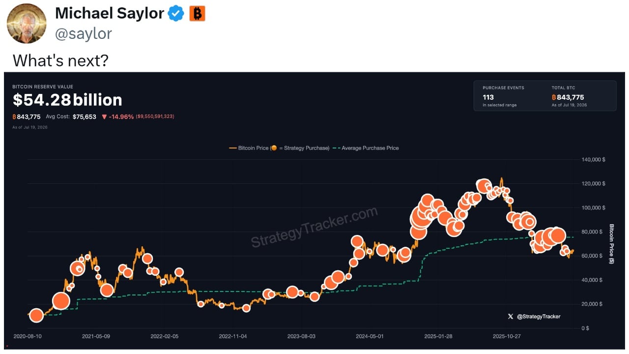 Michael Saylor Teases Strategy's Next Bitcoin Move After Buying Pause and $3 Billion Cash Buildup