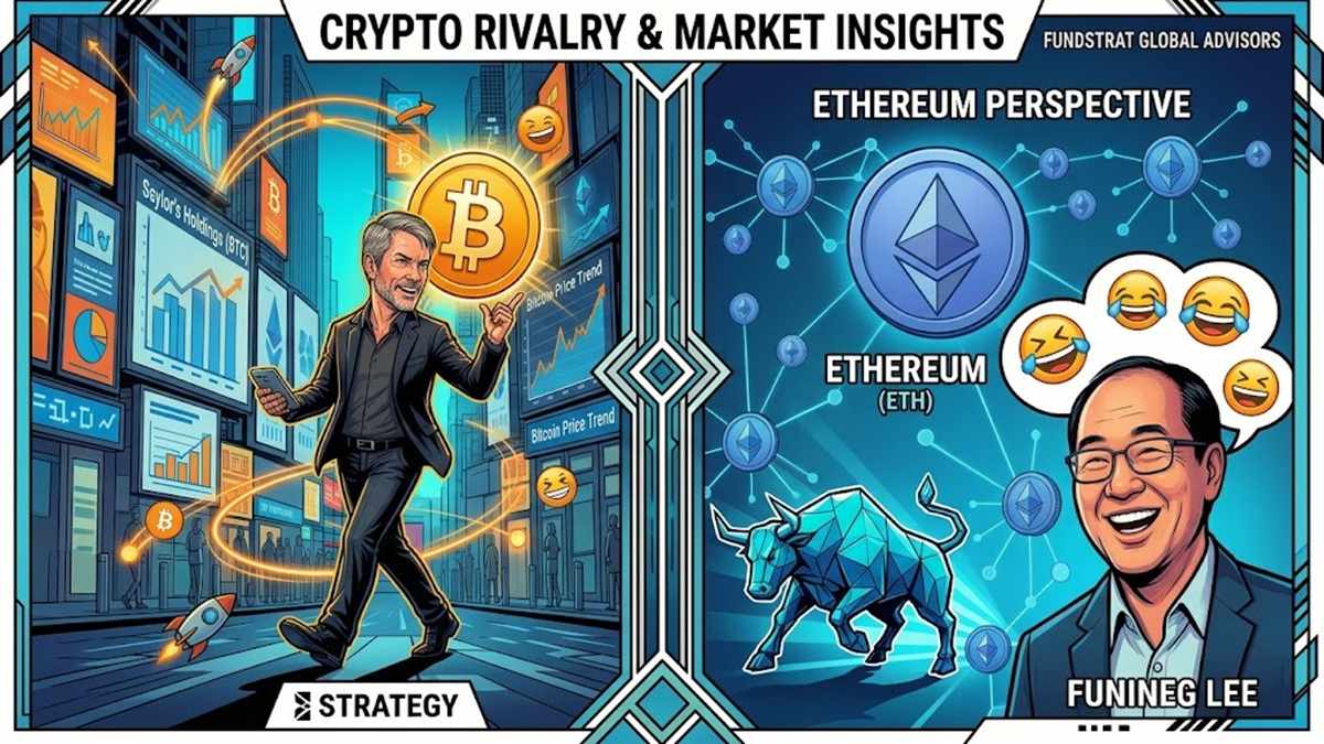Michael Saylor Trolls Ethereum Bull Tom Lee With Viral AI Video