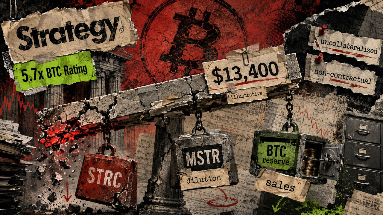 Michael Saylor's $13,400 Bitcoin floor exposes the exact order of losses inside Strategy's debt stack