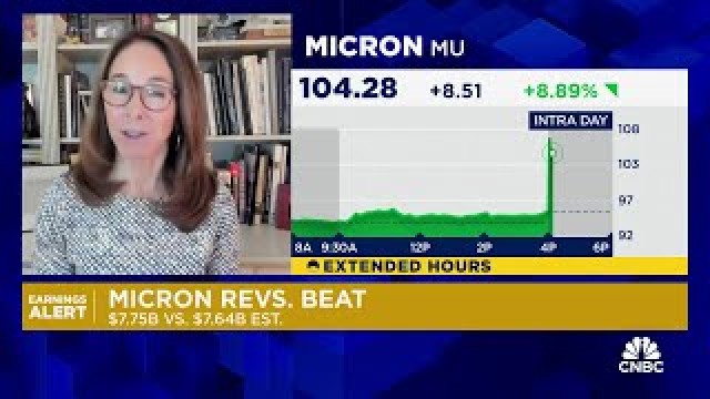 Micron stock could continue to move higher, says BD8's Doran after Micron spikes on earnings