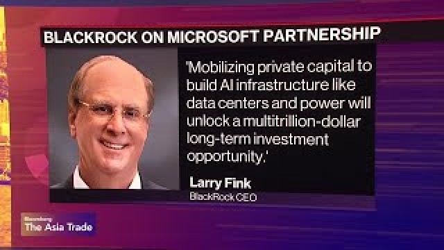 Microsoft, BlackRock Aim to Raise $30 Billion for AI Investments