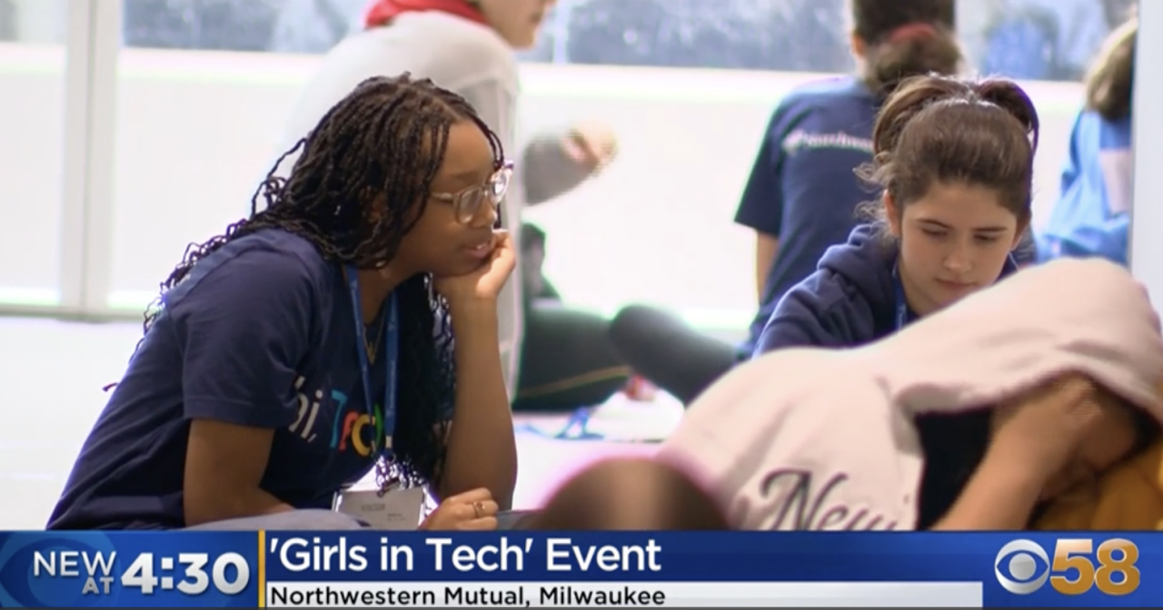 Middle Schoolers Attend Annual Girls in Tech Event Hosted by Northwestern Mutual