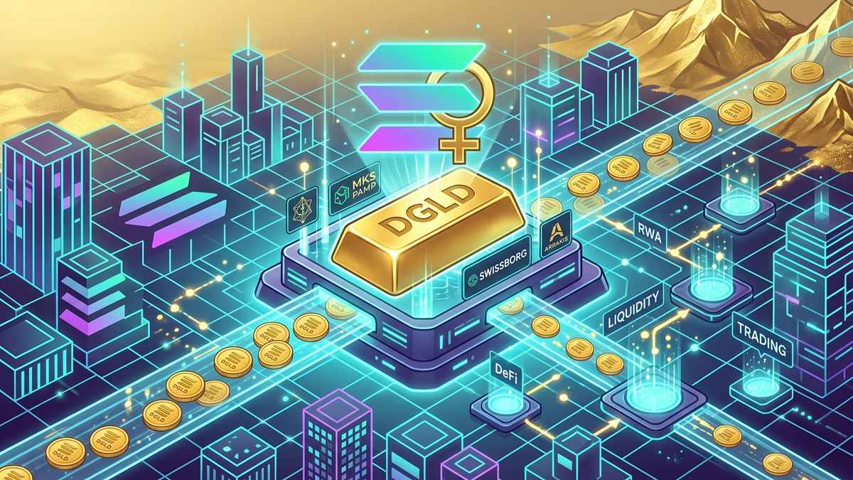 MKS PAMP's Tokenized Gold DGLD Launches on Solana