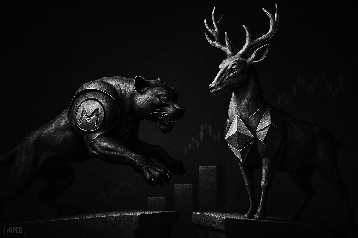 Monero Nears Cardano in Crypto Rankings