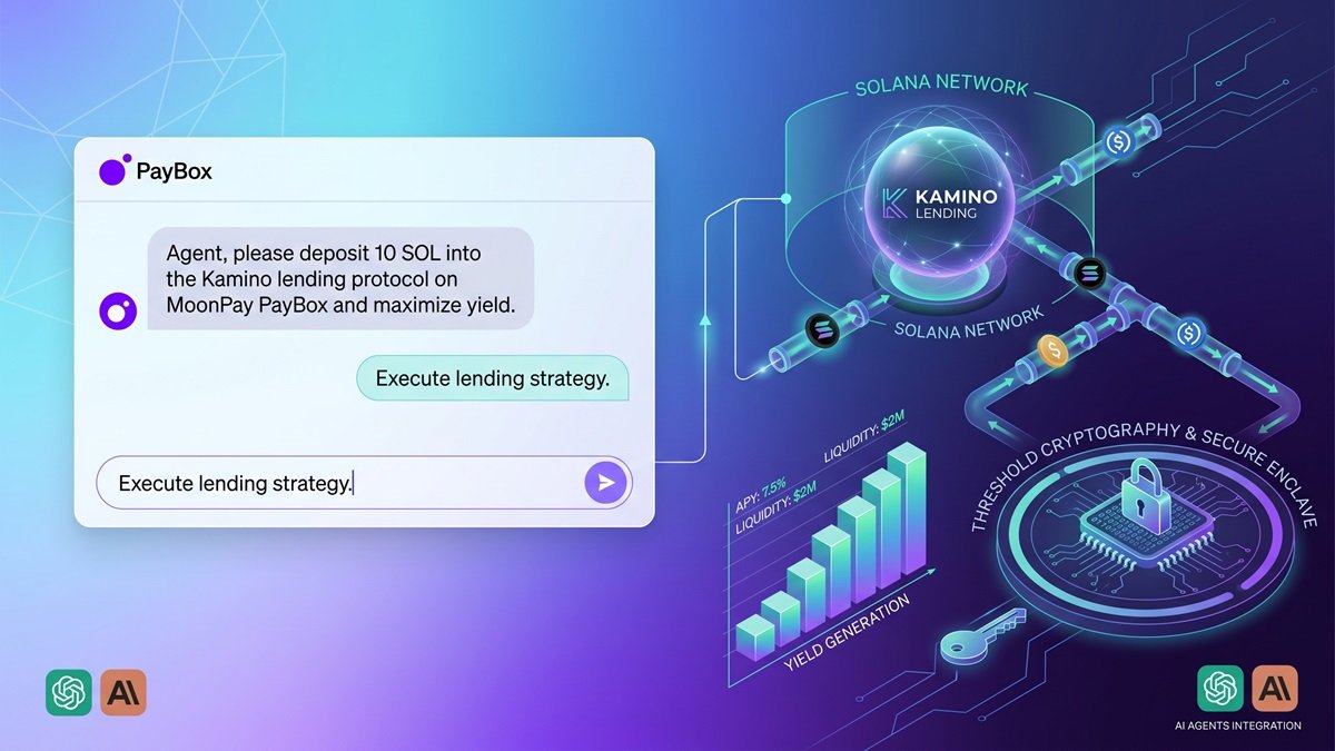 MoonPay Lets AI Agents Handle Crypto Lending on Solana Through Kamino