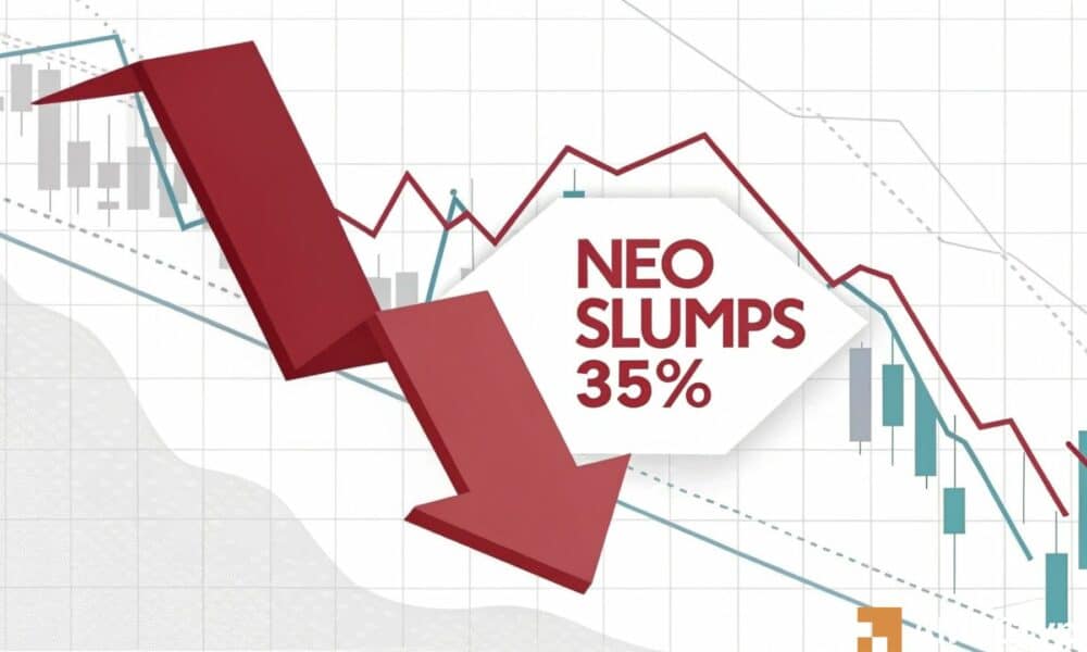 Article image for NEO slumps 35%: Foundation denies sell-off, probes massive Binance transfers