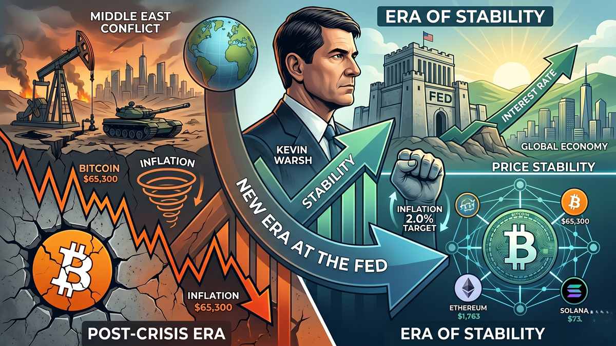 New Fed Era Begins: Bitcoin Drops as Warsh Emphasizes Price Stability