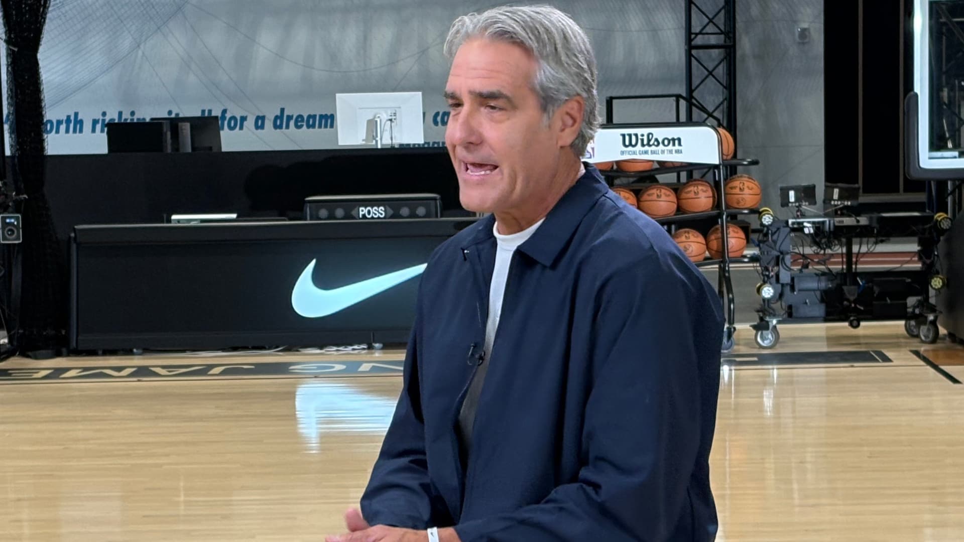 Nike CEO says the company needs to earn back shelf space in the face of stiff competition
