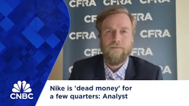 Nike is 'dead money' for a few quarters: Analyst