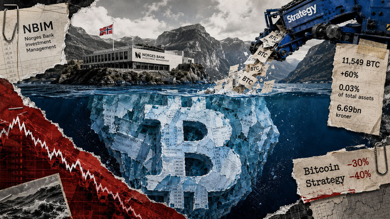 Norway's sovereign fund reaches record 11,549 BTC exposure without buying more Bitcoin