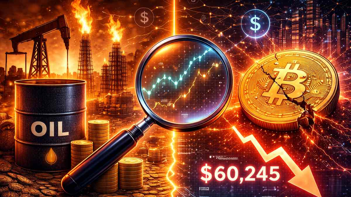 Oil Spikes, Bitcoin Slips: What's the Hidden Link?