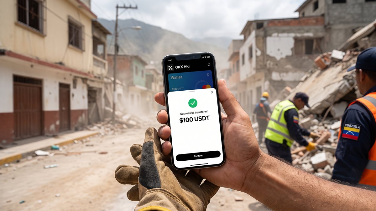 OKX Offers Direct USDT Aid to Earthquake-Hit Communities in Venezuela