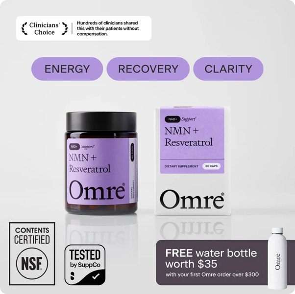 Omre NMN + Resveratrol Reaches Over 99% NMN Purity, Trusted by Over 200,000 Customers