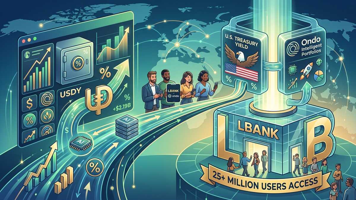 Ondo Finance Expands Tokenized Assets to 25 Million LBank Users With USDY
