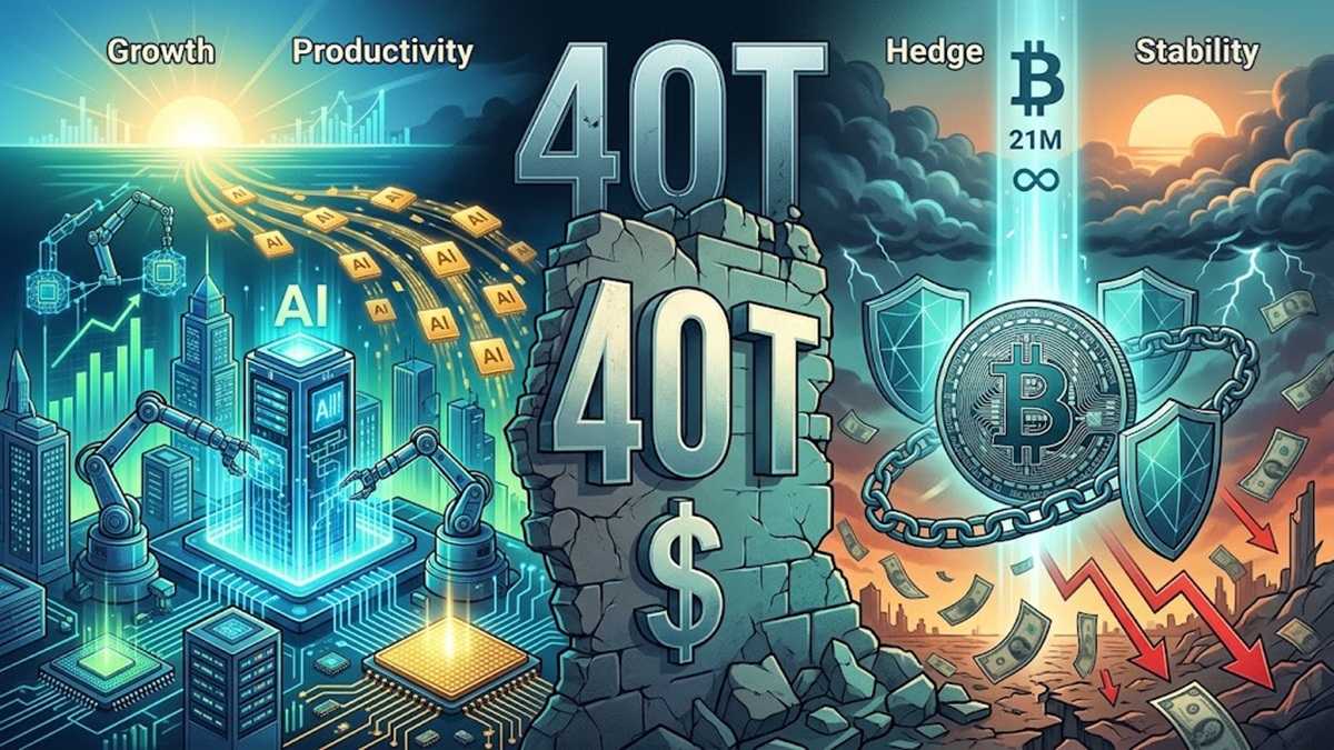 ‘Own Both': Bitwise CIO Backs AI Stocks and Bitcoin as $40T US Debt Threat Looms