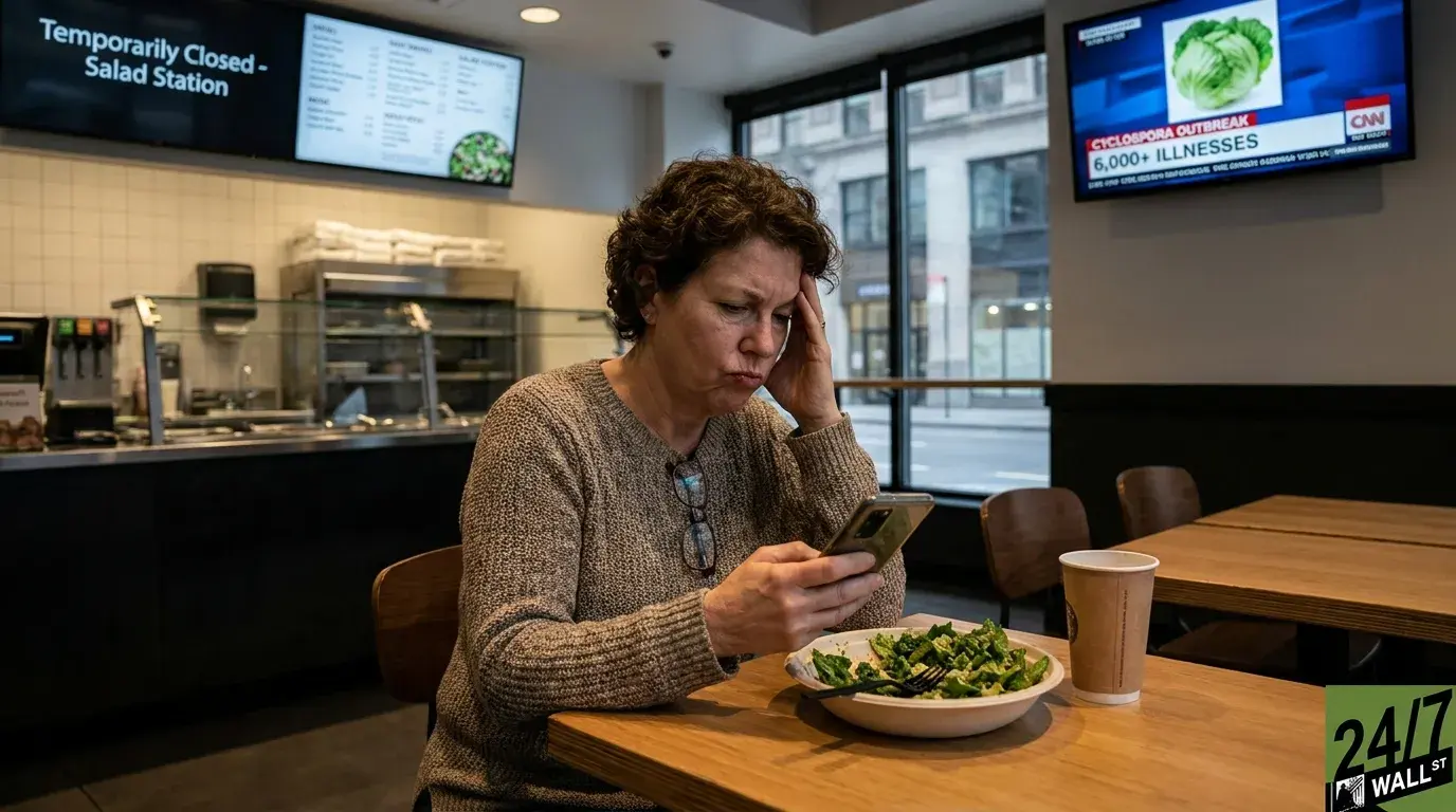 Parasite Outbreak Fears Crush Restaurant Sales Weeks After RFK Jr. Said It Was "Under Control"