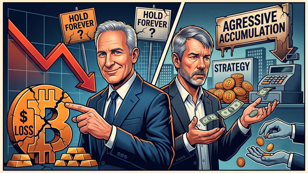 Peter Schiff Mocks Strategy After Firm Breaks ‘Hold Forever' Bitcoin Narrative