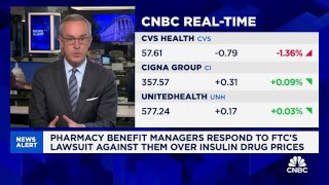 Pharmacy benefit managers respond to FTC's lawsuit over insulin drug prices