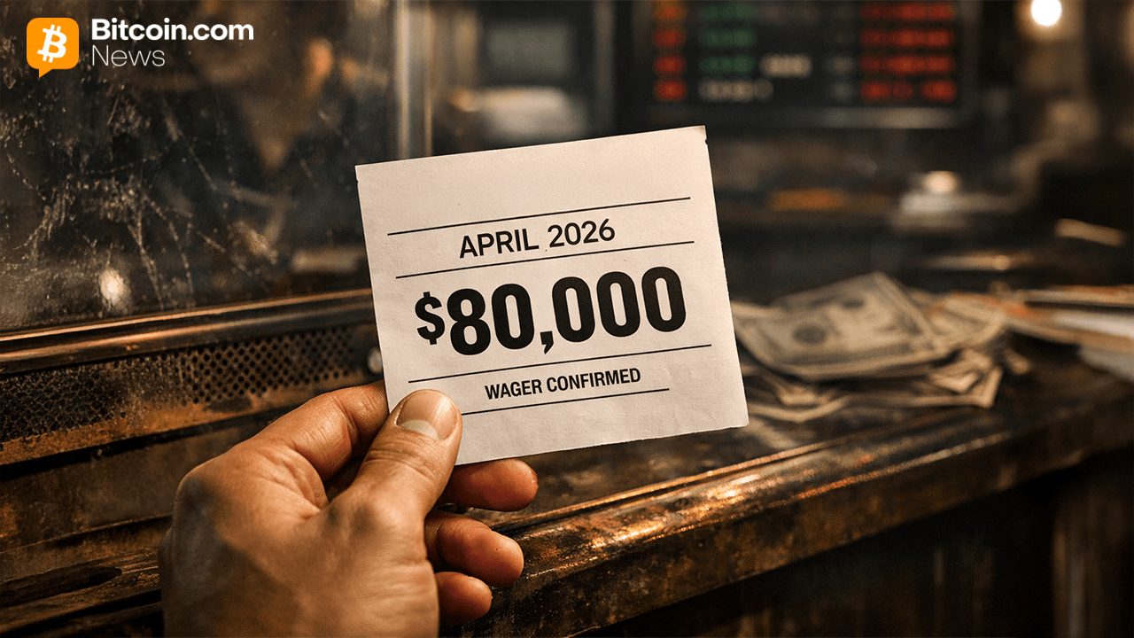 Polymarket Traders Give Bitcoin 31% Chance of Hitting $80,000 This Month