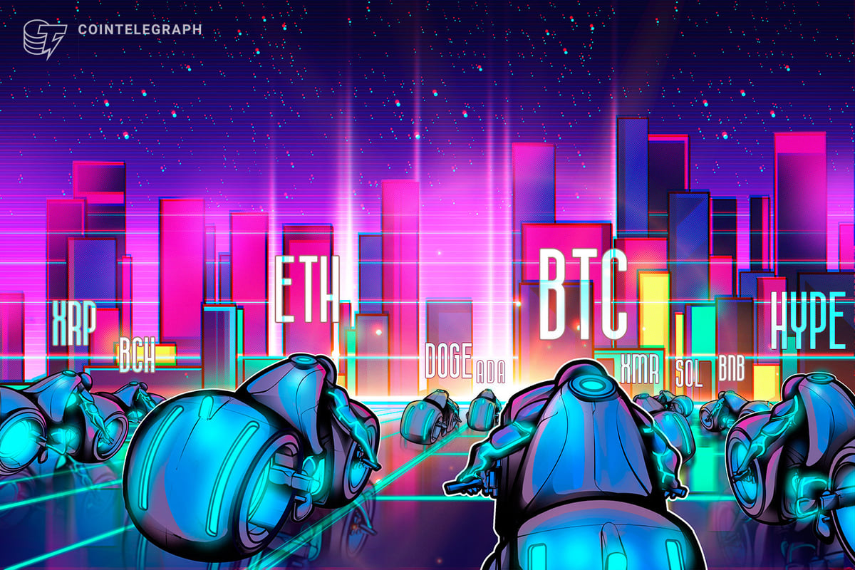 Article image for Price predictions 1/30: BTC, ETH, BNB, XRP, SOL, DOGE, ADA, BCH, HYPE, XMR