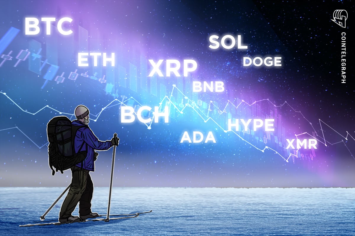 Article image for Price predictions 2/18: BTC, ETH, XRP, BNB, SOL, DOGE, BCH, ADA, HYPE, XMR