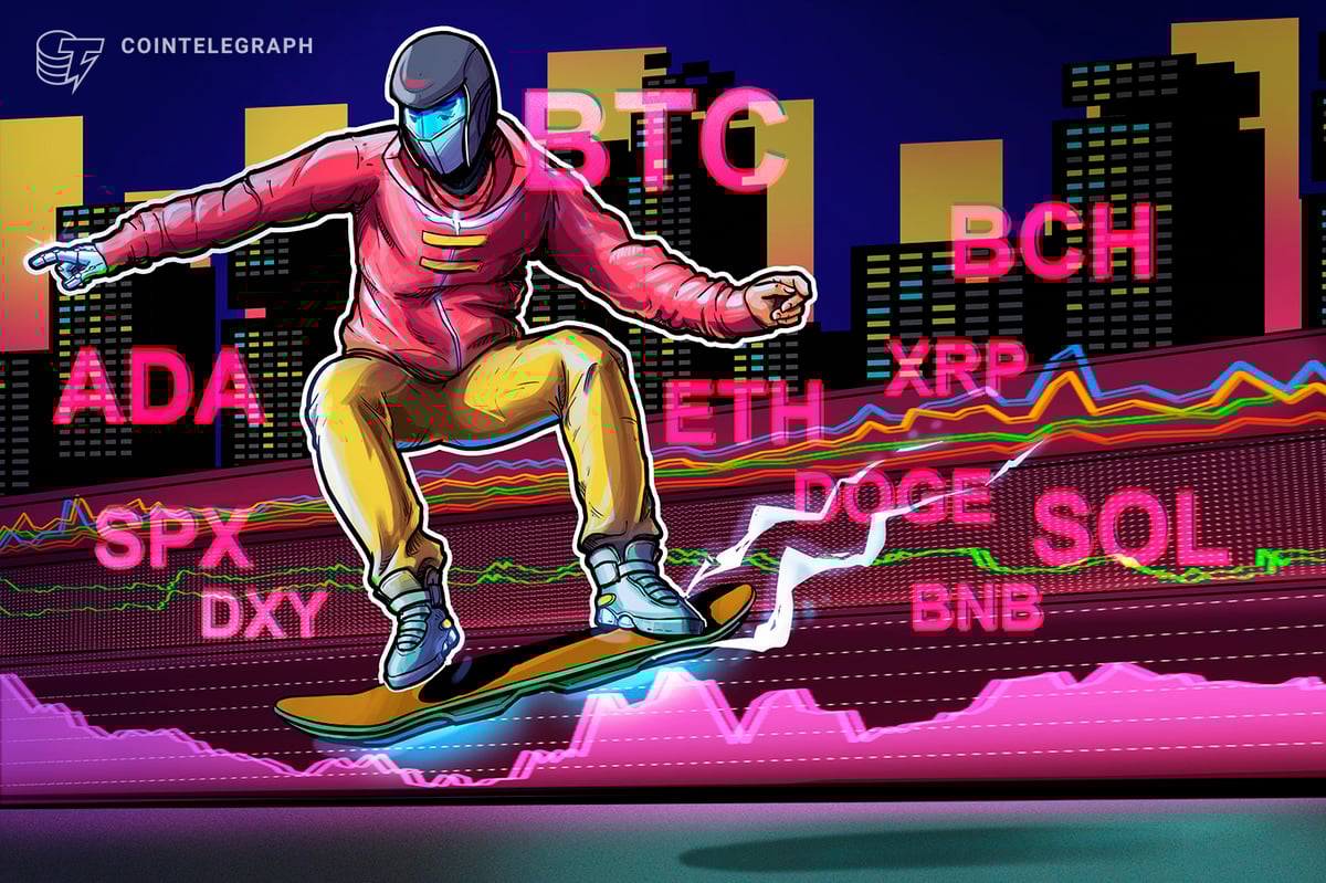 Article image for Price predictions 2/23: SPX, DXY, BTC, ETH, XRP, BNB, SOL, DOGE, BCH, ADA