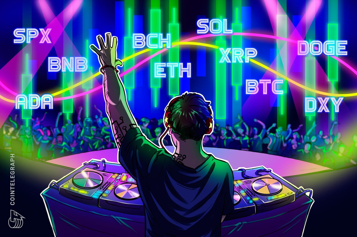 Article image for Price predictions 3/9: SPX, DXY, BTC, ETH, BNB, XRP, SOL, DOGE, ADA, BCH
