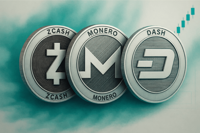 Privacy Coins Forecast: Zcash Leads Bullish Reversal, Monero and Dash Flash Warning Signs