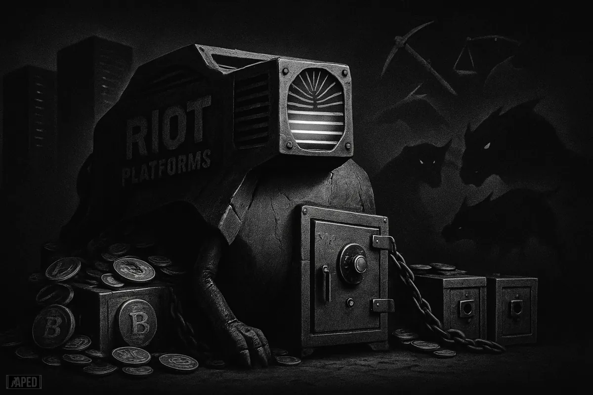 Riot Sells 3,778 BTC in Q1 as Margins Tighten
