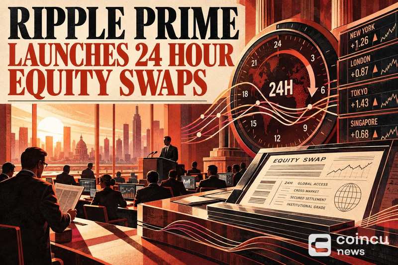 Ripple Prime Launches 24-Hour Equity Swaps