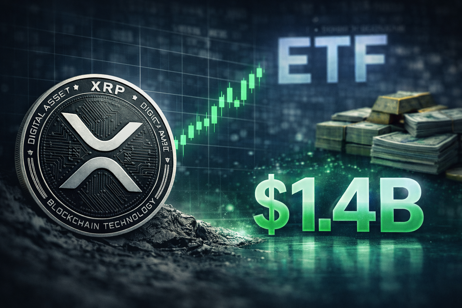 Ripple's 4-Month Milestone: XRP ETFs Pull $1.4B Despite 30% Price Drop