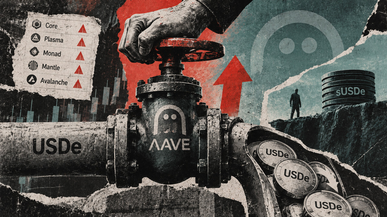 Rising Aave borrow rates threaten to flip Ethena's USDe yield loops into negative carry