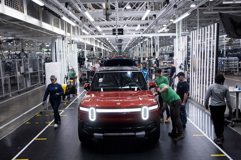 Rivian posts sharp fall in quarterly deliveries as soft demand weighs