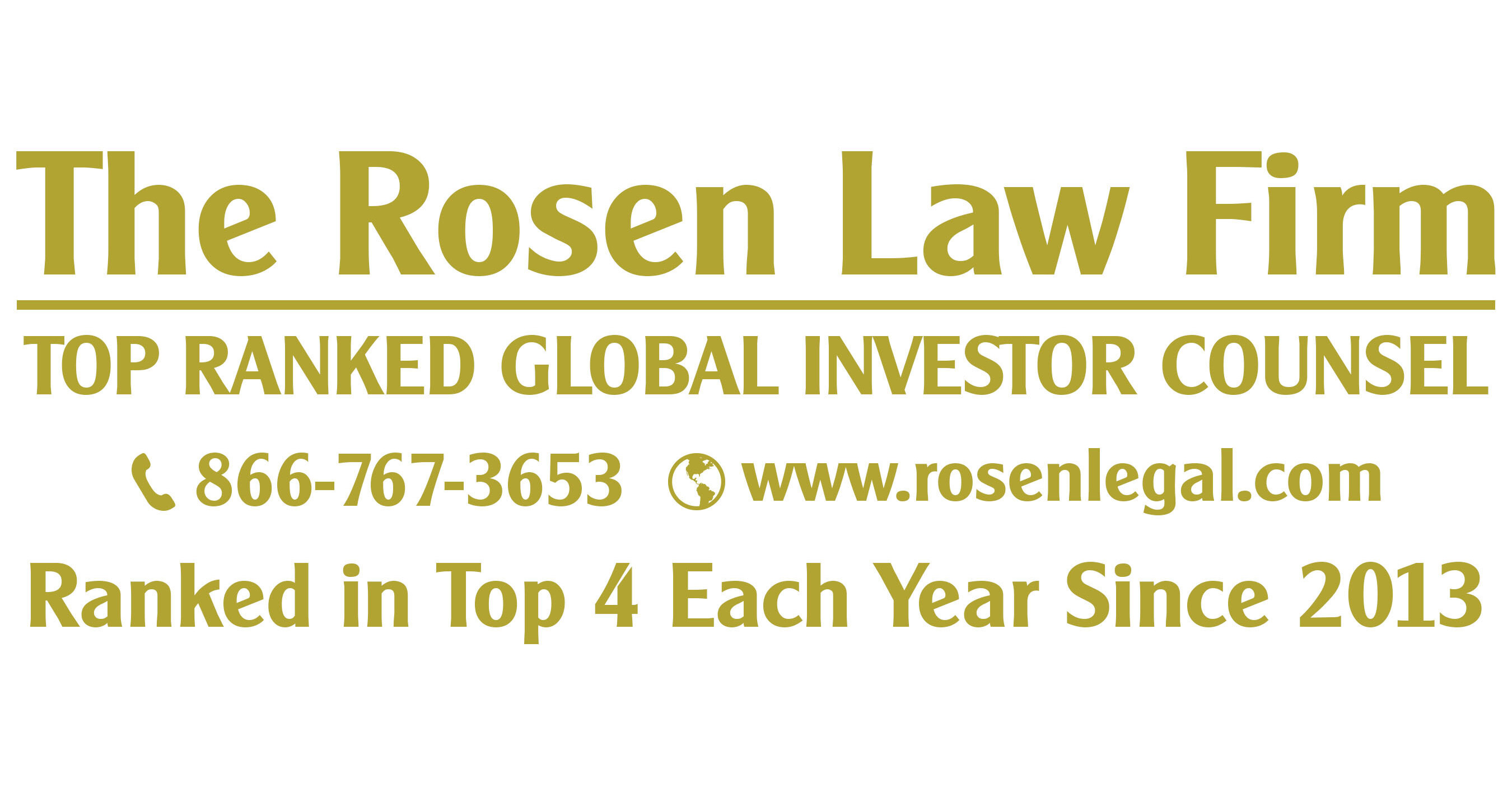 Rosen Law Firm Encourages Quantum Corporation Investors to Inquire About Securities Class Action Investigation - QMCO