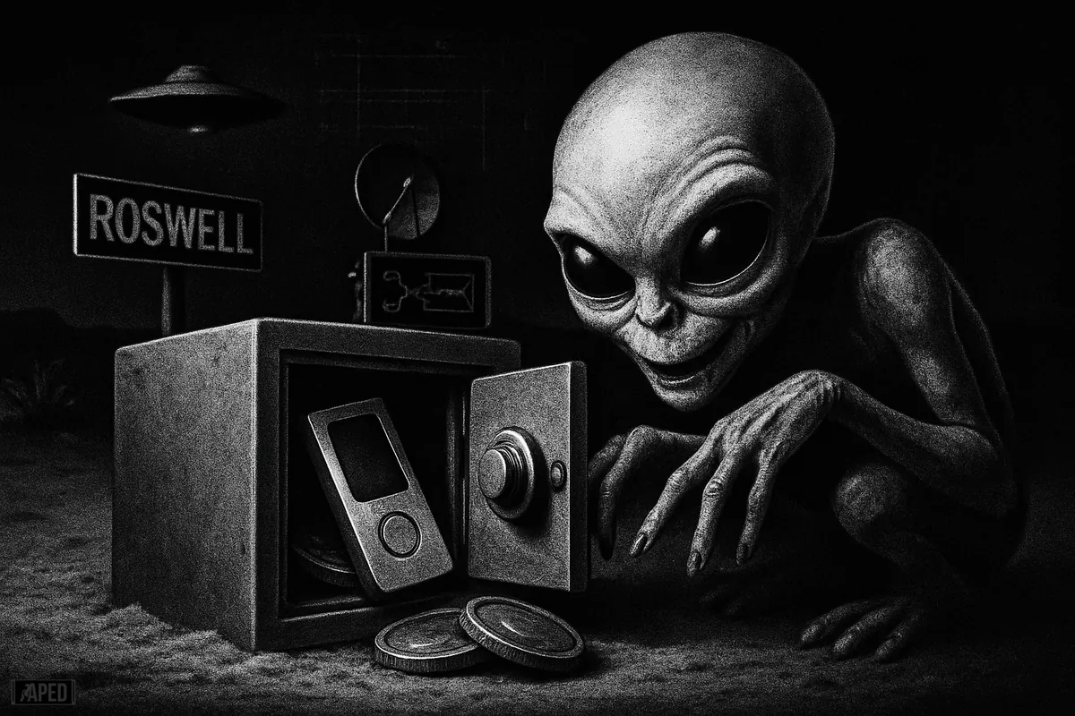 Roswell Bitcoin Wallet Sparks Alien Buzz