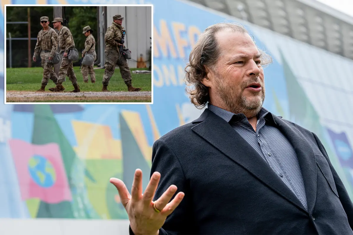 Salesforce CEO Marc Benioff apologizes for saying Trump should send National Guard to San Francisco