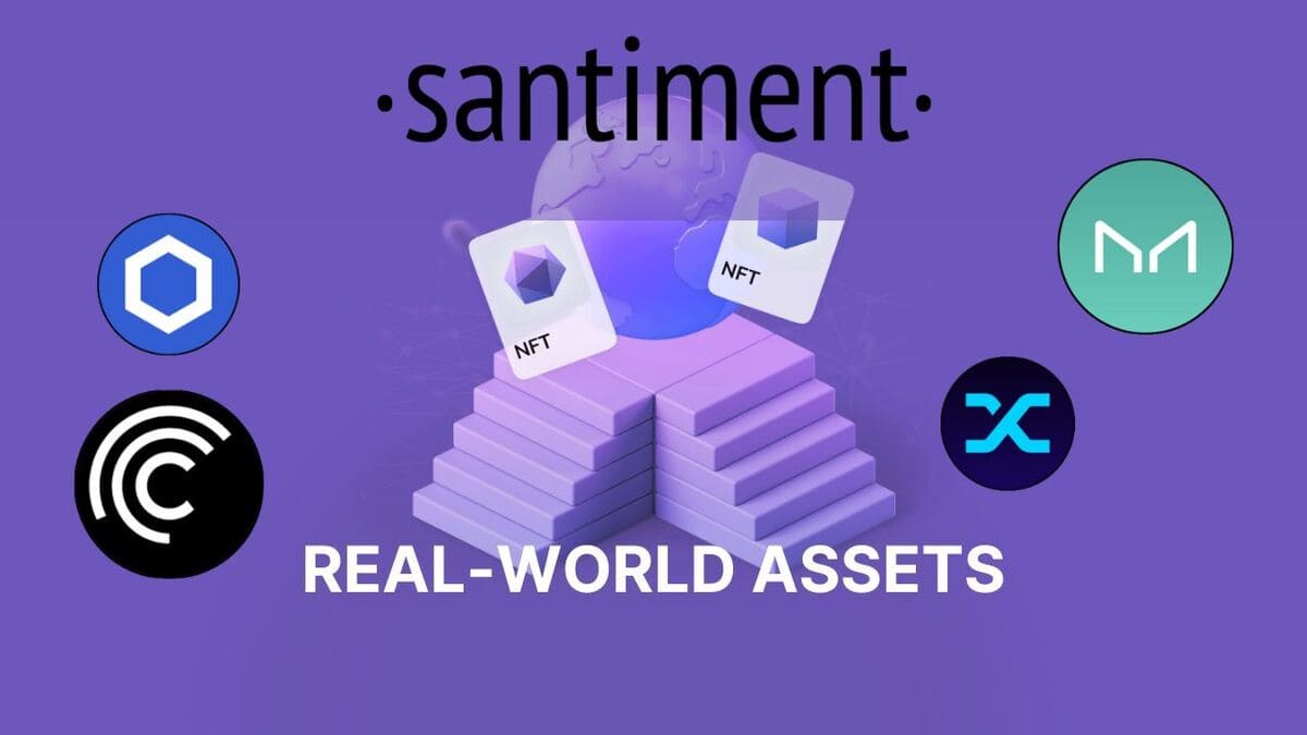 Article image for Santiment Reveals Crypto's Top Real World Assets by Development: These Altcoins Could be the New Gems