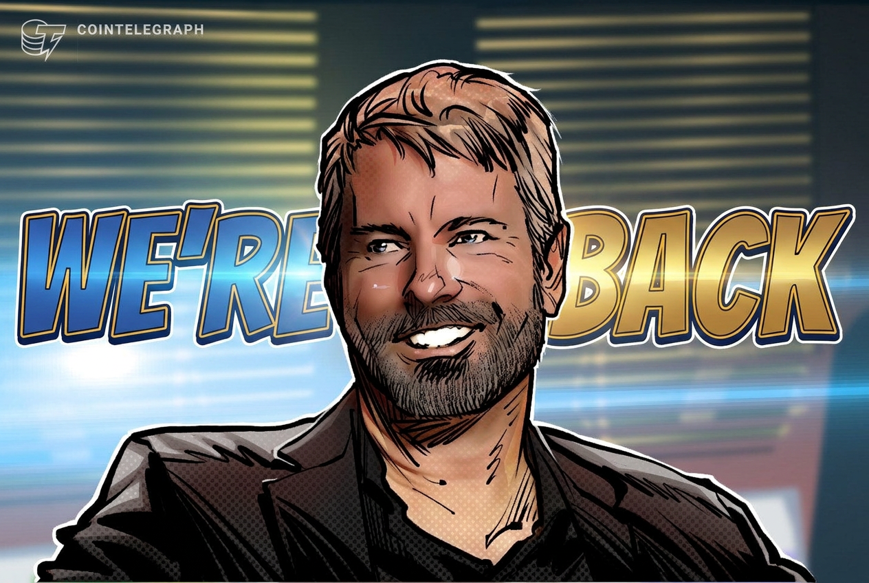 Saylor signals Strategy is ‘Back' to Bitcoin buying