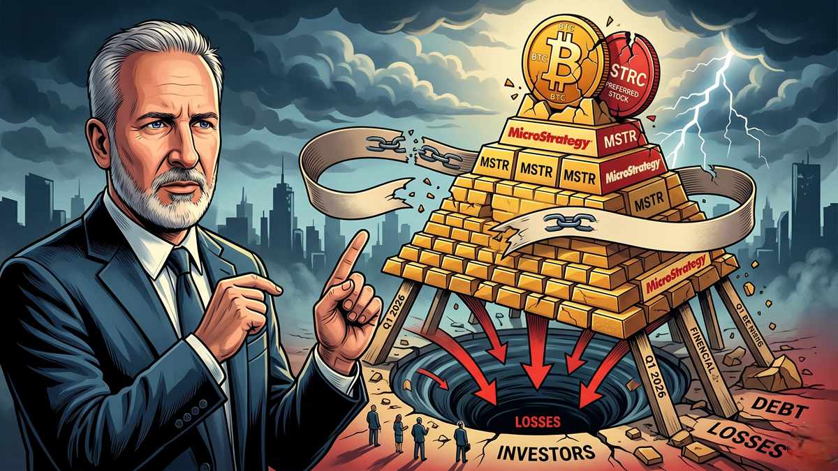 Schiff Escalates Bitcoin Criticism, Calls MicroStrategy a Hybrid Ponzi Model
