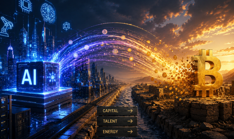Semiconductor Sell-Off Spurs Rotation to Bitcoin, Gold as ETF Flows Shift